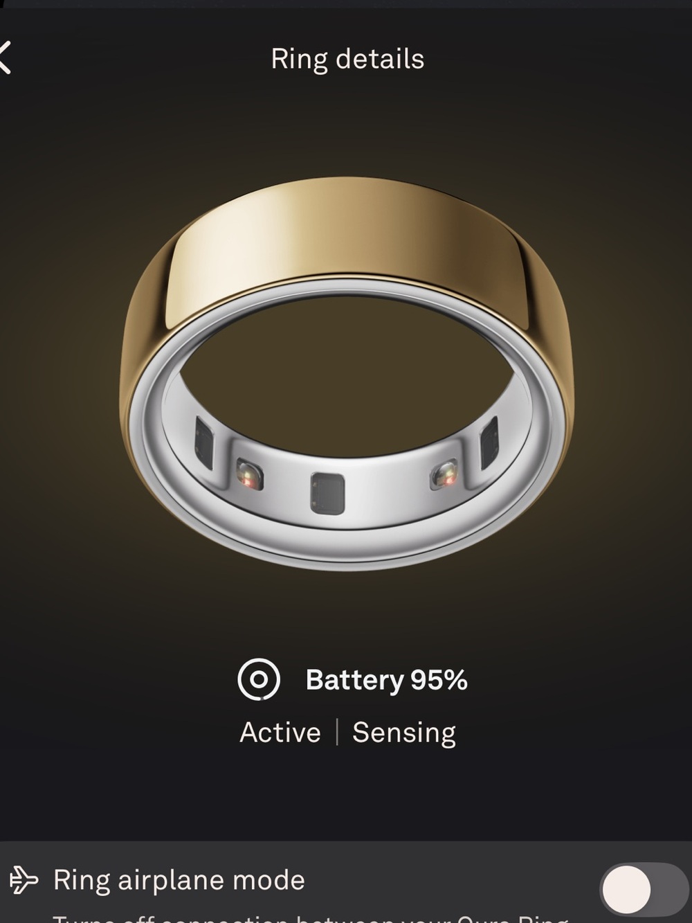 Gold Oura Ring Gen 4